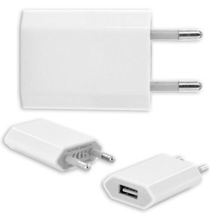 QILIVE Adaptateur Chargeur USB / USB-C - Blanc pas cher 
