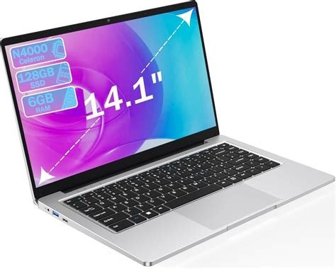 Ordinateur portable notebook anl5 celeron n4000 128go ssd 6go